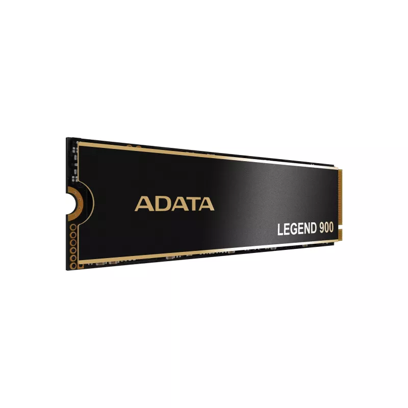 ADATA LEGEND 900 SLEG-900-2TCS M.2 2280 NVMe SSD, 2 TB, PCIe 4.0 x4, NVMe 1.4, 7000/5400 MB/s, juodas/auksinis