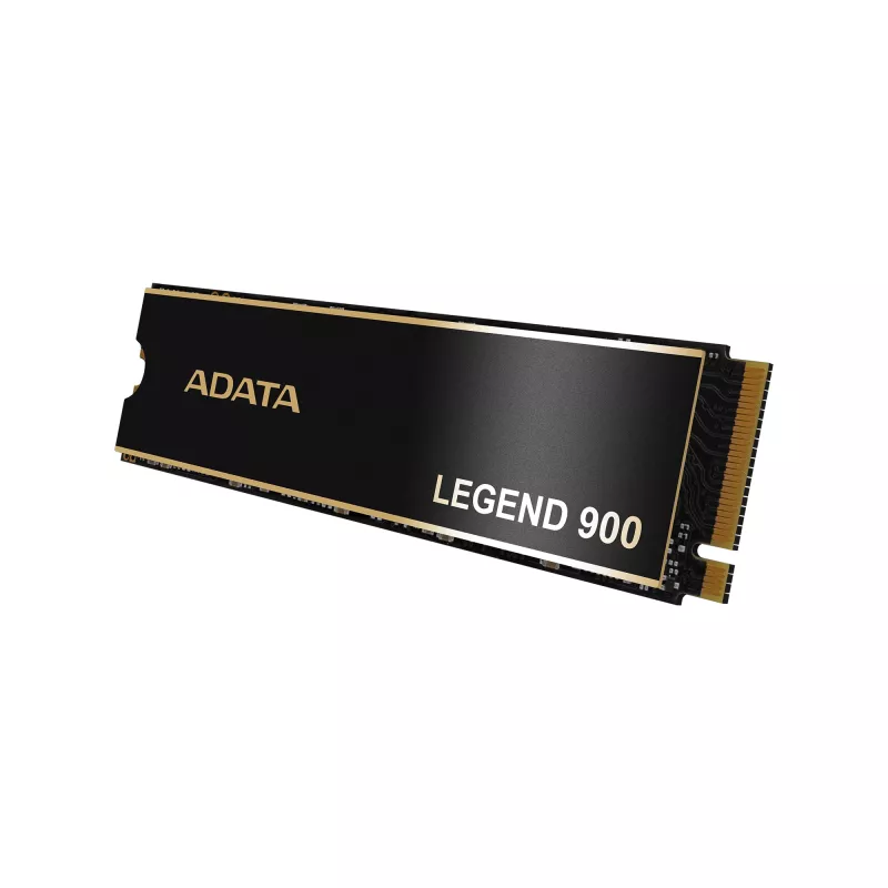 ADATA LEGEND 900 SLEG-900-2TCS M.2 2280 NVMe SSD, 2 TB, PCIe 4.0 x4, NVMe 1.4, 7000/5400 MB/s, juodas/auksinis