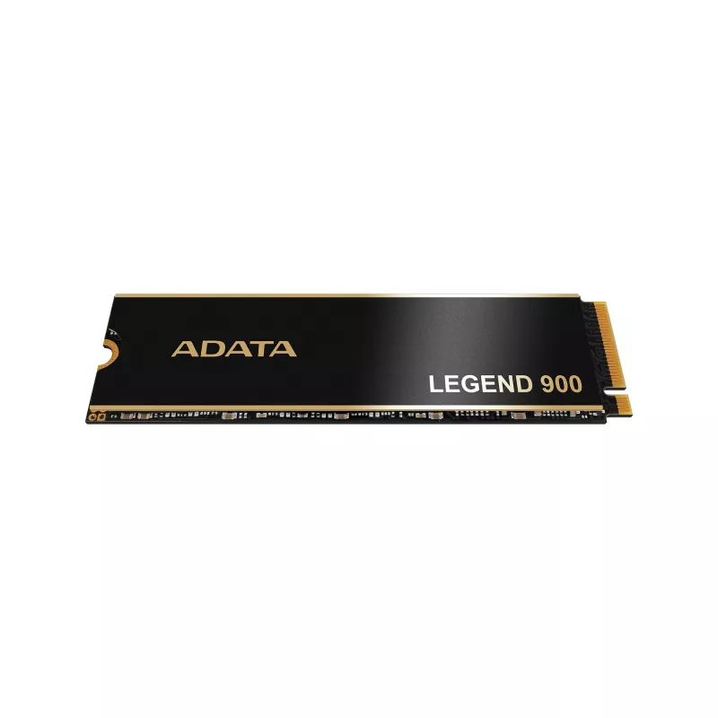 ADATA LEGEND 900 SLEG-900-2TCS M.2 2280 NVMe SSD, 2 TB, PCIe 4.0 x4, NVMe 1.4, 7000/5400 MB/s, juodas/auksinis
