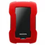 Išorinis kietasis diskas ADATA HD330 1 TB 2,5 colio Micro-USB B 3.2 Gen 1 (3.1 Gen 1) Raudonas