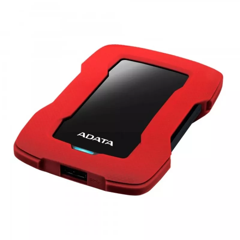 Išorinis kietasis diskas ADATA HD330 1 TB 2,5 colio Micro-USB B 3.2 Gen 1 (3.1 Gen 1) Raudonas