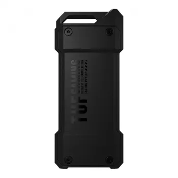 SSD korpusas ASUS ESD-T1A/BLK/G/AS — M.2 (SATA/PCIe) vieno lizdo, USB-C 3.2 Gen2, 10 Gbit/s, juodas, su raktų užraktu