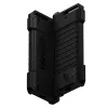 SSD korpusas ASUS ESD-T1A/BLK/G/AS — M.2 (SATA/PCIe) vieno lizdo, USB-C 3.2 Gen2, 10 Gbit/s, juodas, su raktų užraktu