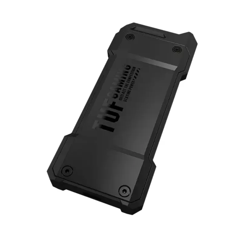 SSD korpusas ASUS ESD-T1A/BLK/G/AS — M.2 (SATA/PCIe) vieno lizdo, USB-C 3.2 Gen2, 10 Gbit/s, juodas, su raktų užraktu