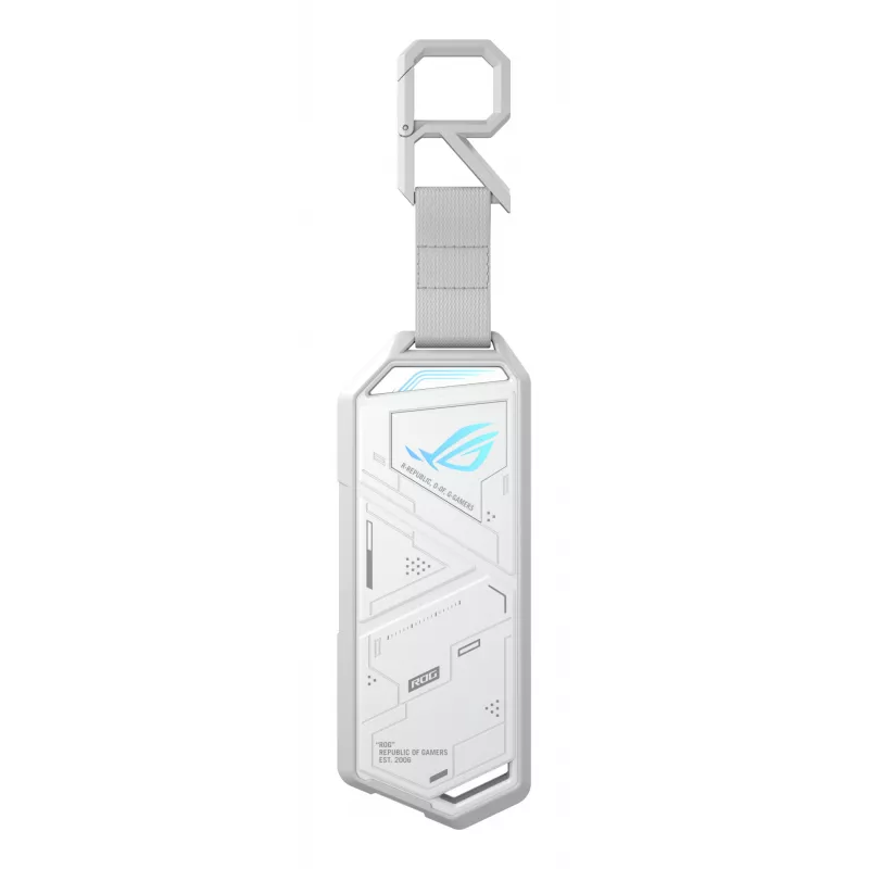 SSD dėklas ASUS ROG Strix Arion White Edition — M.2 PCIe, USB Type-C 10 Gbit/s, vieno disko