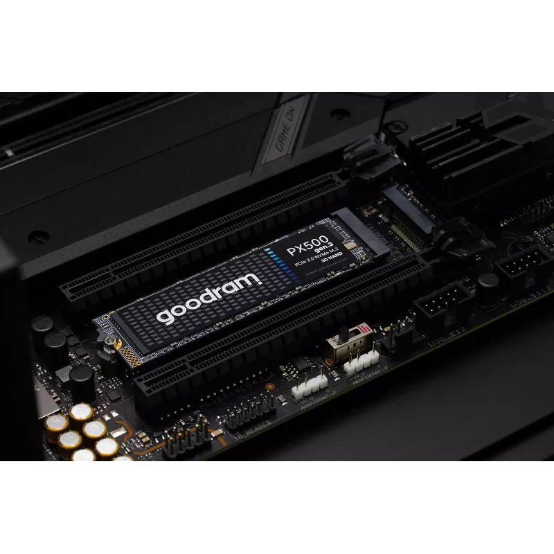 Vidinis SSD GOODRAM PX500 GEN.3 M.2 1 TB — PCIe 3.0 NVMe, Skaitymas 3300 MB/s, Rašymas 2700 MB/s, 2280