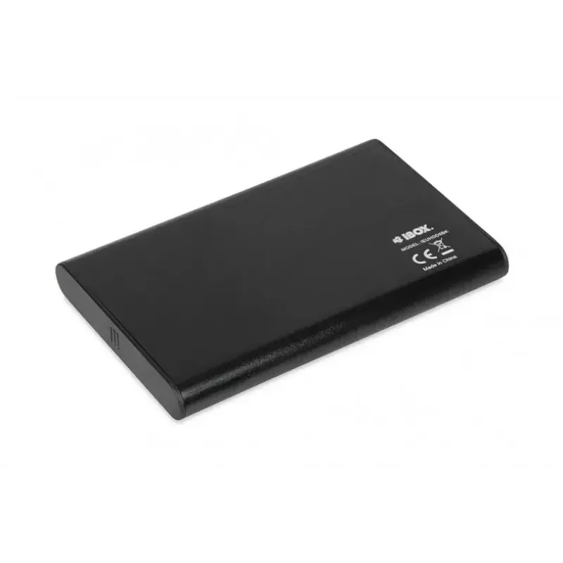 Išorinis dėklas HDD/SSD IBOX HD-05 Black – 2,5 colio SATA III, USB 3.2 Gen 1 (5 Gbit/s), Micro-USB B, UASP, iki 10 TB