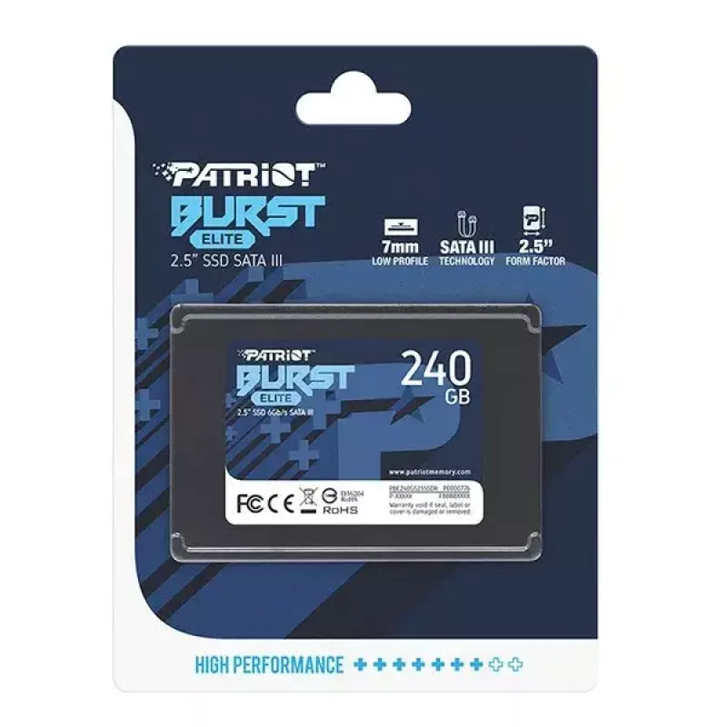 Patriot SSD Burst Elite 240GB PATRIOT Burst Elite 450/320MB/s