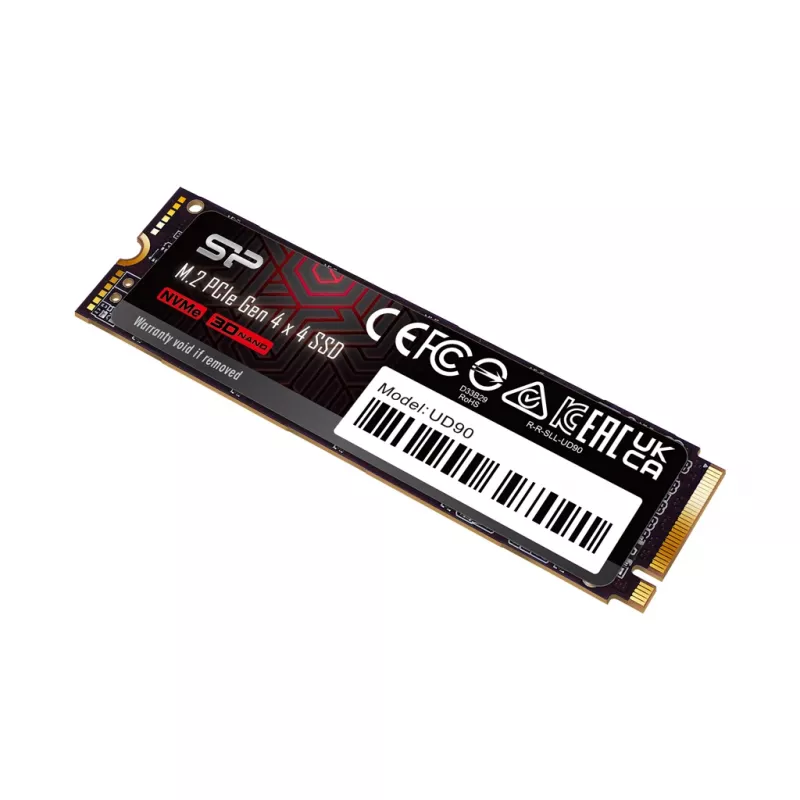Silicon Power UD90 SP02KGBP44UD9005 vidinis M.2 2280 NVMe SSD, 2 TB, PCIe 4.0 x4, 5000 MB/s, 3D NAND