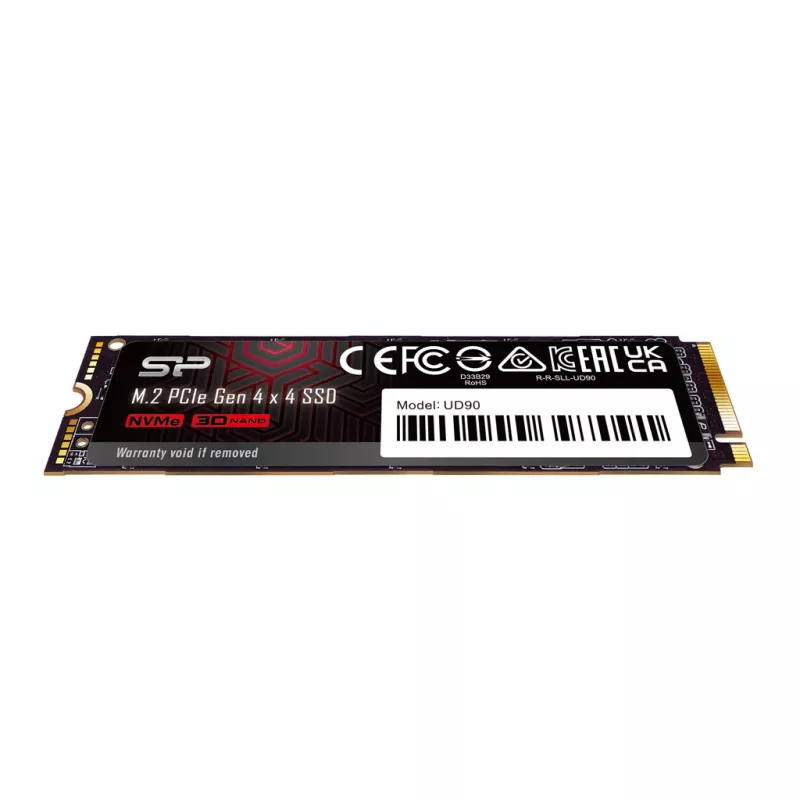 Silicon Power UD90 SP02KGBP44UD9005 vidinis M.2 2280 NVMe SSD, 2 TB, PCIe 4.0 x4, 5000 MB/s, 3D NAND