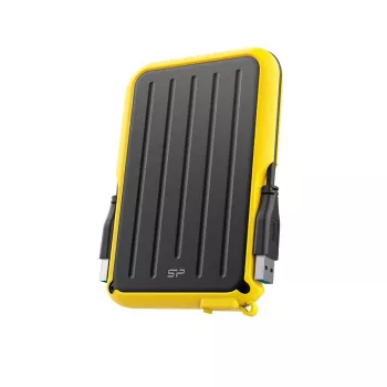 SILICON POWER Armor A66 1TB geltona nešiojamas USB 3.2 Gen 1 kietasis diskas