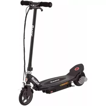Elektrinis paspirtukas Razor Power Core E90 – 12 V švino rūgšties baterija, 16 km/h maks., plieninis rėmas, vientisi ratai, apkrova 54 kg