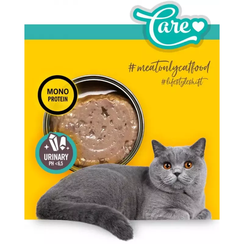 Šlapias kačių ėdalas 3coty Chicken Struvite care 80 g – ėdalo maišelis, suaugusioms katėms, vištiena, visavertis ėdalas