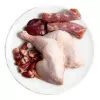 Šlapias kačių ėdalas 3coty Vištiena su Anties inkstais Inkstų priežiūra 80 g, pilnavertis suaugusių kačių ėdalas, 17% baltymų, 7% riebalų