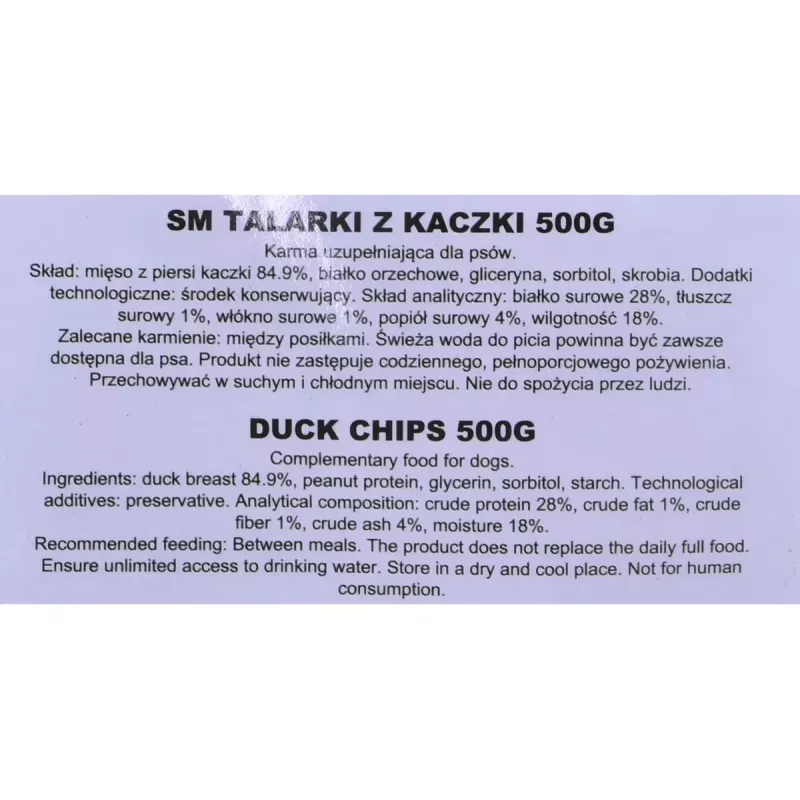 MACED antienos čipsai – gardėsis šunims, 500 g