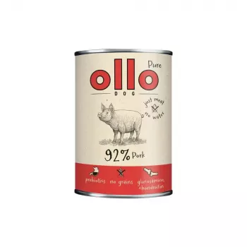 Šlapias šunų ėdalas OLLO Pure Pork 850 g