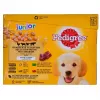 Šlapias šunų ėdalas Pedigree Junior Selection Mix 12×100g – šuniukų ėdalas, 12 pakelių (100 g), drėgmė 80,5%, baltymai 8,5%, riebalai 6%