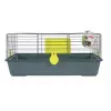Narvas ZOLUX CLASSIC 80 cm pilkai akvamarinas – metalinis/plastikinis vidinis narvas jūrų kiaulytei, 810×540×350 mm, su šieno lentyna