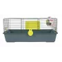 Narvas ZOLUX CLASSIC 80 cm pilkai akvamarinas – metalinis/plastikinis vidinis narvas jūrų kiaulytei, 810×540×350 mm, su šieno lentyna