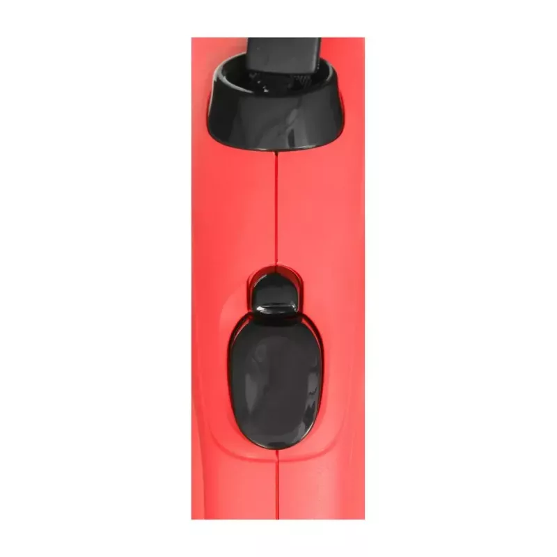 Flexi New Classic 5 m, juoda nailono juosta, automatinis pavadėlis didelių veislių šunims iki 50 kg