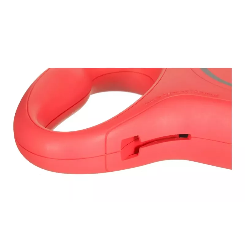 Flexi New Classic 5 m, juoda nailono juosta, automatinis pavadėlis didelių veislių šunims iki 50 kg