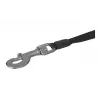 Flexi New Classic 5 m, juoda nailono juosta, automatinis pavadėlis didelių veislių šunims iki 50 kg
