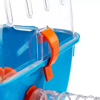 Narvas FERPLAST Combi 2 žiurkėnui, mėlynas permatomas, W795×D295×H263 mm, technopolimeras