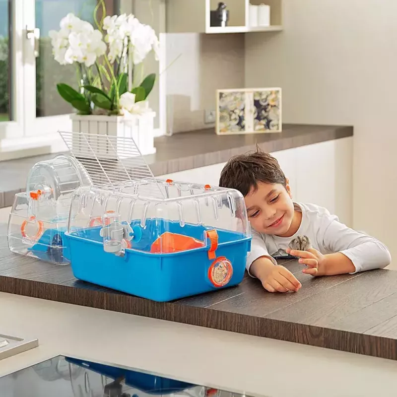 Narvas FERPLAST Combi 2 žiurkėnui, mėlynas permatomas, W795×D295×H263 mm, technopolimeras