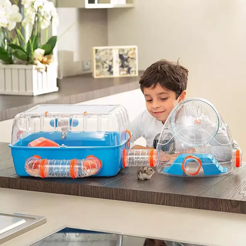 Narvas FERPLAST Combi 2 žiurkėnui, mėlynas permatomas, W795×D295×H263 mm, technopolimeras