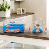 Narvas FERPLAST Combi 2 žiurkėnui, mėlynas permatomas, W795×D295×H263 mm, technopolimeras