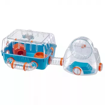 Narvas FERPLAST Combi 2 žiurkėnui, mėlynas permatomas, W795×D295×H263 mm, technopolimeras