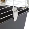 Narvelis jūrų kiaulytėms FERPLAST Casita 80 780×480×500 mm, metalas ir plastikas, pilka/juoda-balta