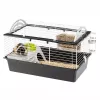 Narvelis jūrų kiaulytėms FERPLAST Casita 80 780×480×500 mm, metalas ir plastikas, pilka/juoda-balta
