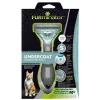 FURminator FUR151296 katės šukos ilgaplaukėms mažų veislių katėms, mažas dydis, juoda, 200 g