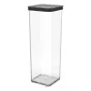 Rotho Loft 1160608080 skanėstų talpykla, 2 l, plastikinė, tinka indaplovei ir šaldikliui, juoda