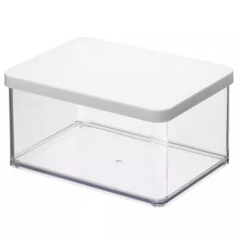 Indelis maistui Rotho Loft 11610 stačiakampis 2,25 L, technopolimeras, baltas, 200×150×96 mm