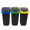 Rotho Twist 1045899999 šiukšliadėžių rinkinys, 3 x 25 l, plastikinis