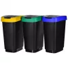 Rotho Twist 1045899999 šiukšliadėžių rinkinys, 3 x 25 l, plastikinis
