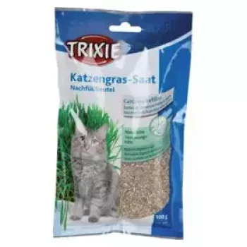 Žolės skanėstas katėms Trixie 4236 pakelis 100 g – augalinis delikatesas, palengvinantis virškinimą