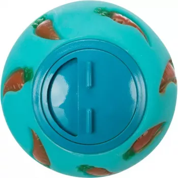 Trixie TX-6275 pramoginis kamuolys su skanėstais triušiams, plastikinis, Ø 7 cm, įvairių spalvų