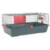 Narvelis graužikams ZOLUX Classic 80 – dviejų lygių metalinis/plastikinis aptvaras, 800×430×330 mm, 31 mm tarpai tarp strypų, pilkai raudonas