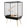 Narvas ZOLUX Neo Cozy Large Graužikams H80 juodas — metalinis/plastikinis narvas žiurkėms ir pelėms, H 80 cm, P 78 cm, G 48 cm