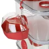 Narvelis graužikams ZOLUX Rody3 Trio – metalinis/plastikinis, 410×270×530 mm, 3 kg, su bėgimo ratu