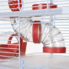 Narvelis graužikams ZOLUX Rody3 Trio – metalinis/plastikinis, 410×270×530 mm, 3 kg, su bėgimo ratu
