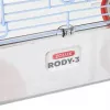 Narvelis graužikams ZOLUX Rody3 Trio – metalinis/plastikinis, 410×270×530 mm, 3 kg, su bėgimo ratu
