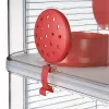 Narvelis graužikams ZOLUX Rody3 Trio – metalinis/plastikinis, 410×270×530 mm, 3 kg, su bėgimo ratu