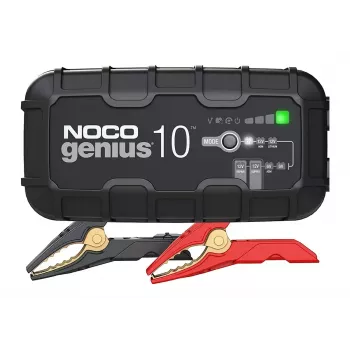 Automatinis akumuliatoriaus įkroviklis NOCO GENIUS10 EU 10 A 6V/12V su priežiūros ir desulfatavimo funkcijomis, 150 W, Li‑Ion/AGM/Gel, IPX atsparus vandeniui