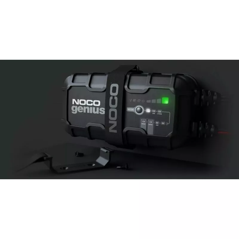 Automatinis akumuliatoriaus įkroviklis NOCO GENIUS10 EU 10 A 6V/12V su priežiūros ir desulfatavimo funkcijomis, 150 W, Li‑Ion/AGM/Gel, IPX atsparus vandeniui