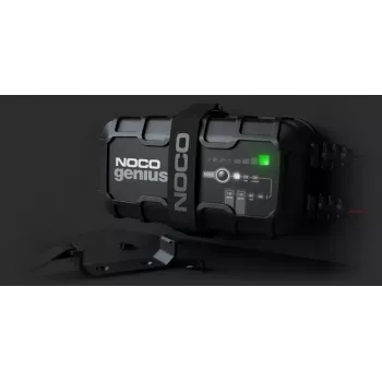 Automatinis akumuliatoriaus įkroviklis NOCO GENIUS10 EU 10 A 6V/12V su priežiūros ir desulfatavimo funkcijomis, 150 W, Li‑Ion/AGM/Gel, IPX atsparus vandeniui