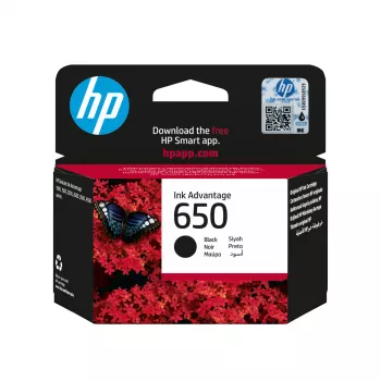 HP 650 Original Ink Advantage kasetė, juoda, 1 vnt., 360 puslapių